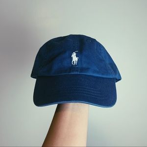 Blue polo hat